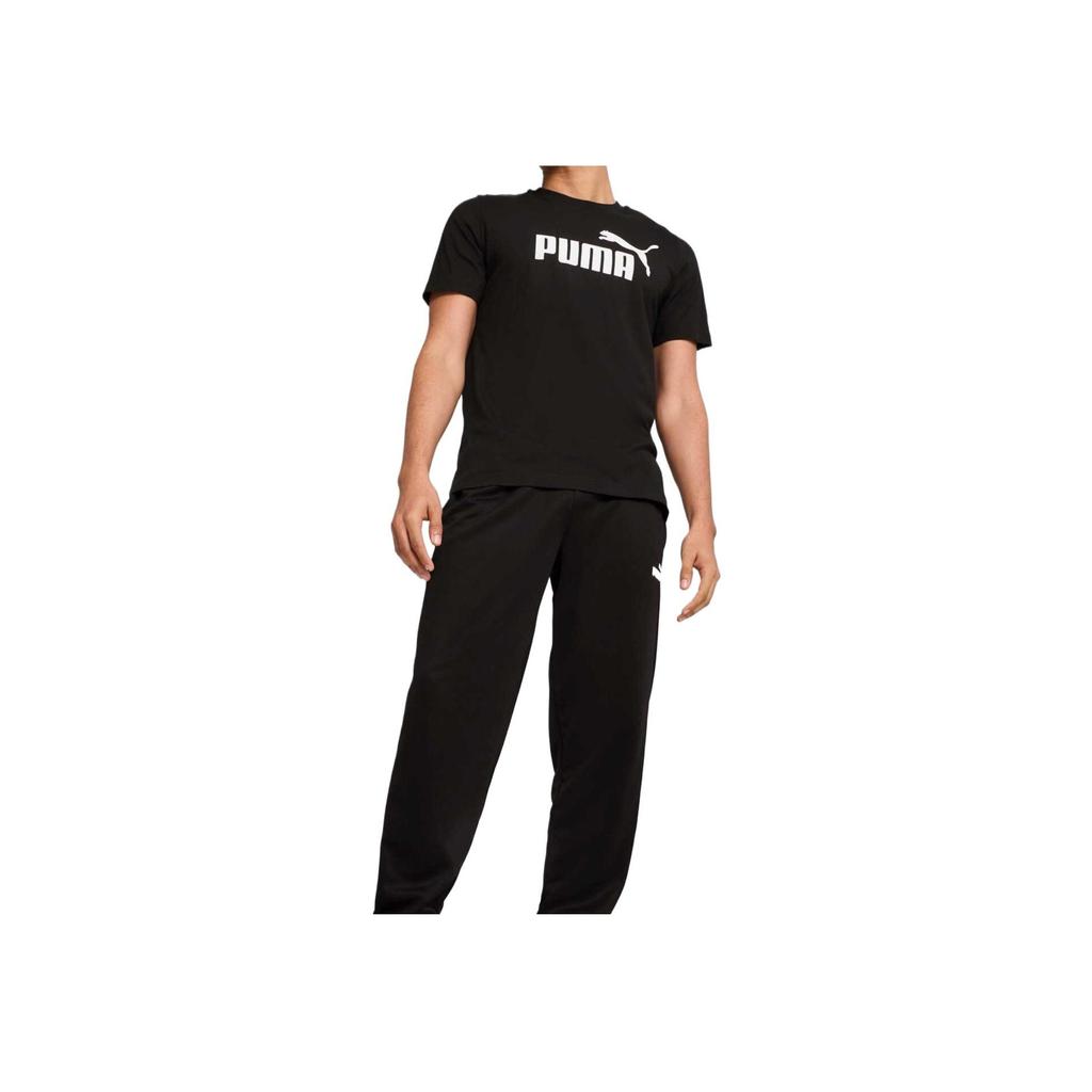 Puma Fukttransporterende Komfortabel Slitesterk Enkel Kortarmet T-skjorte Herre Topper Svart 688958-01