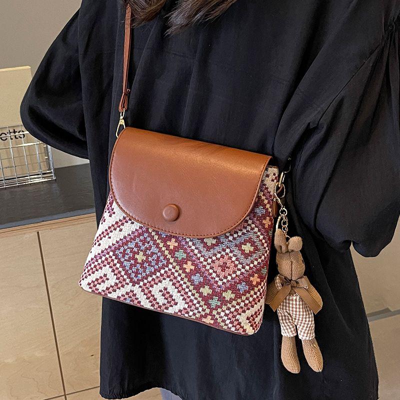 Ethnic Style Sub Bag for Women Mobile Phone Crossbody Bag for Women Shoulder Bag
