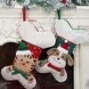 Kawaii Large Christmas Stocking Xmas Tree Ornaments Fireplace Christmas Stocking  Party Deco