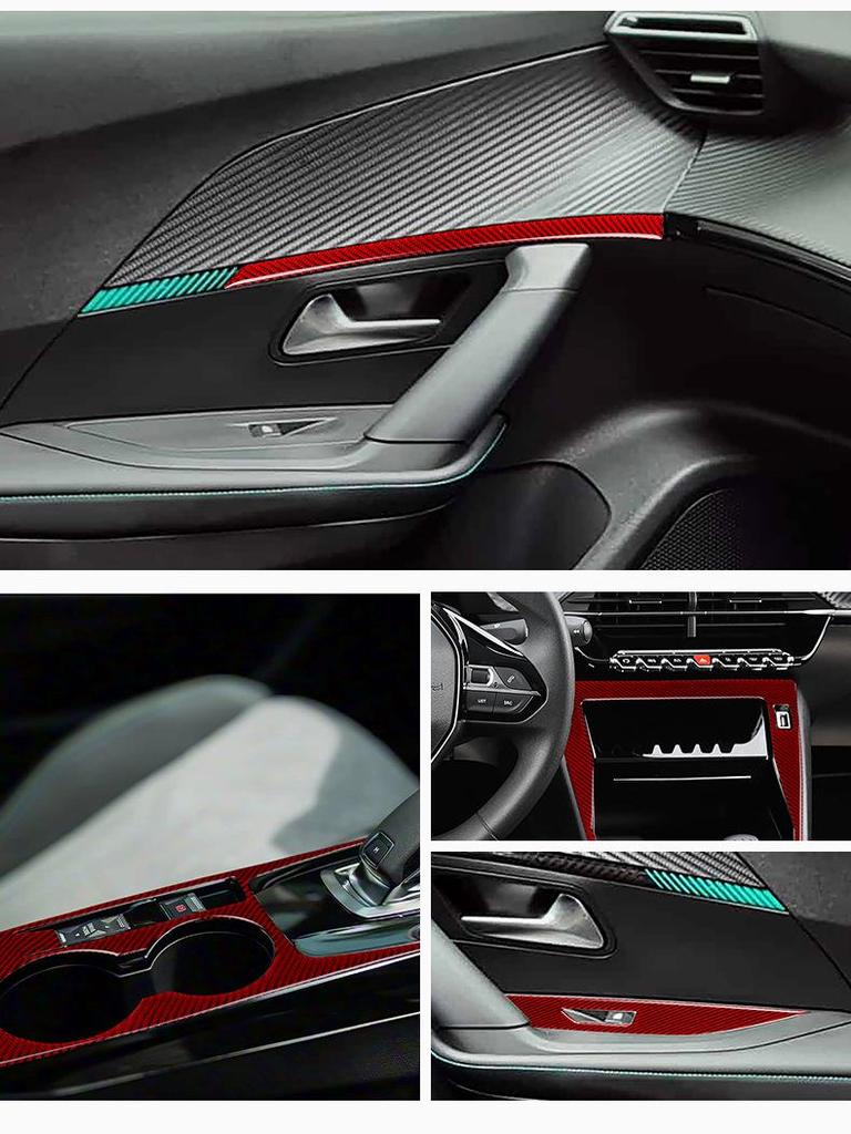 Peugeot 208 Carbon Fiber Epoxy Interior Mod Kit