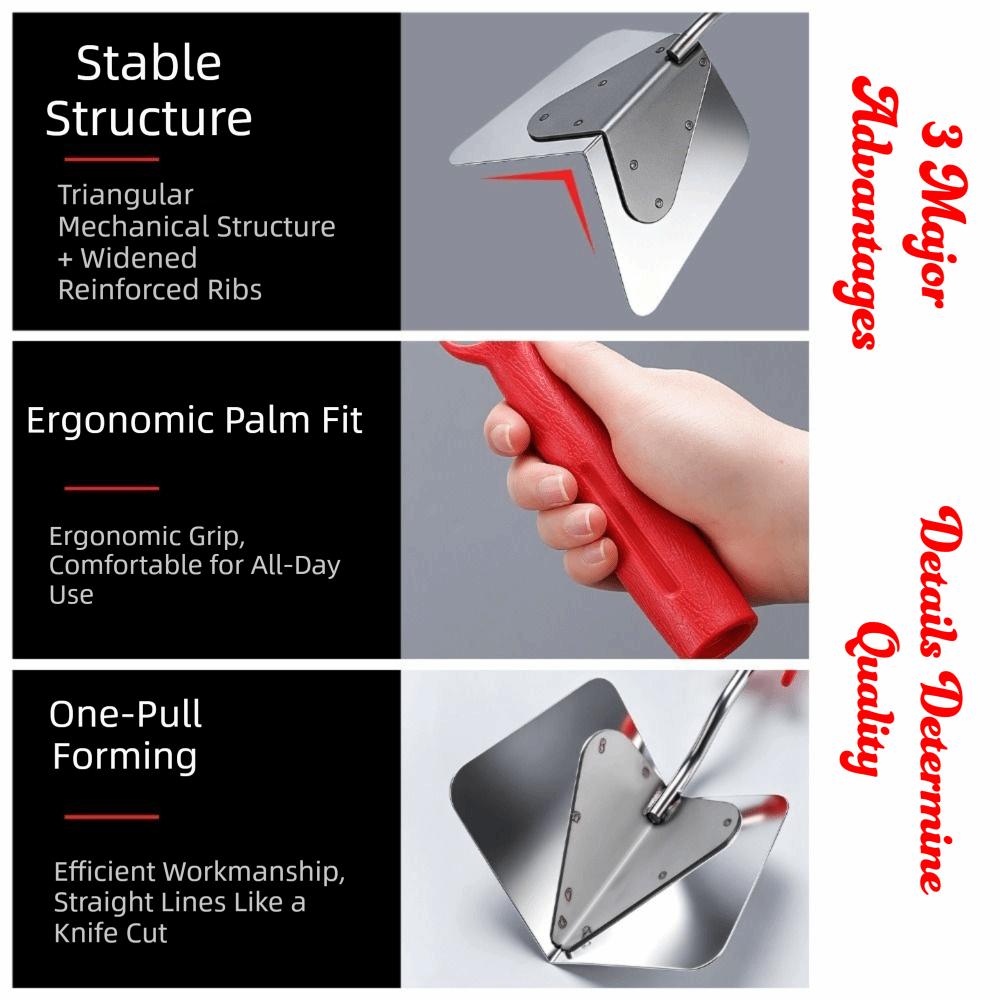 Thickened Design Triangular Corner Tool Smoothing Tool  Paint Finishing Work