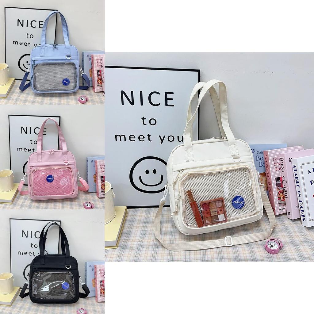 Stylish Large Capacity Nylon Tote Shoulder Crossbody Bag For Women