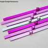 Silver Star Origami Paper Strips with Rhinestones Glitter - Pastel Colors for Lucky Five-Pointed Stars.