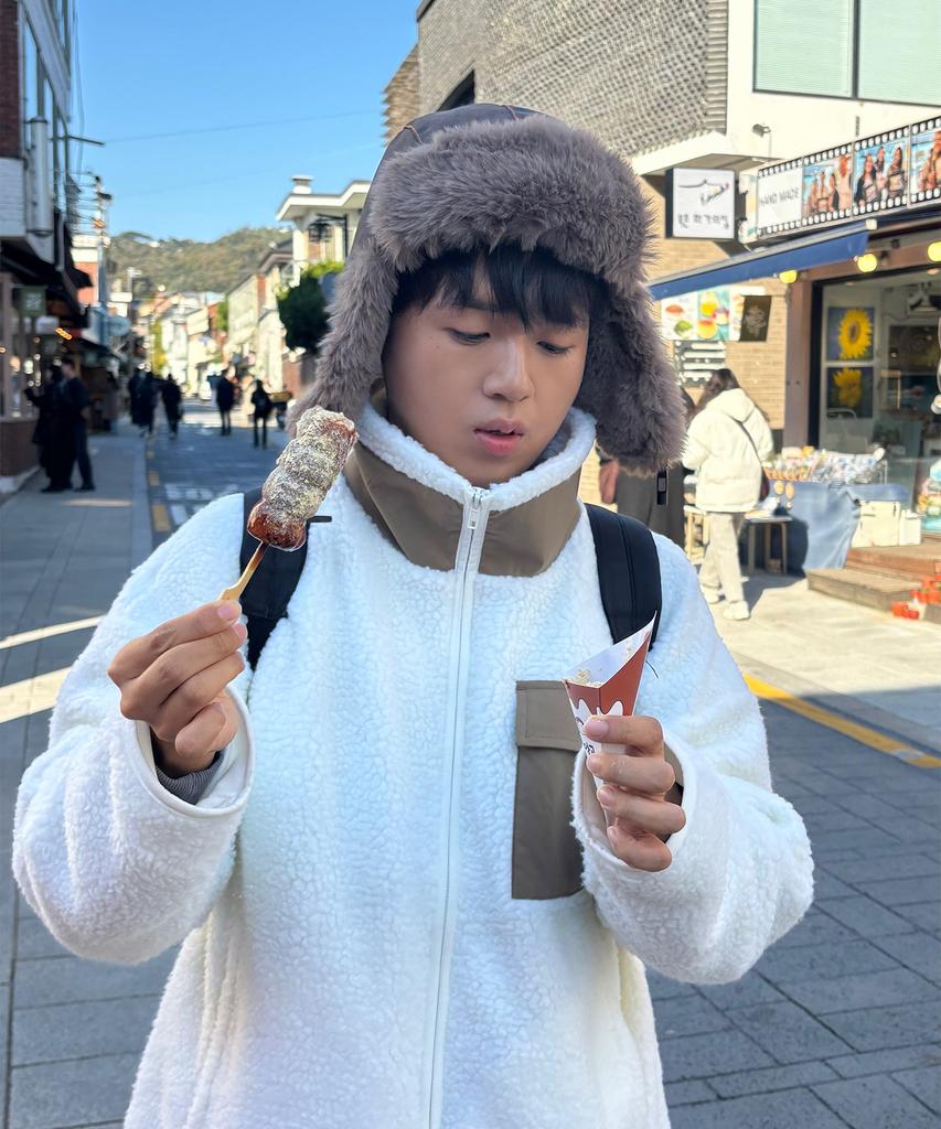 Pollution Mixed Fleece Zip-Up Jacket (Pkhawjk023_Iv)