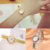 Nouveau hiver Quartz alliage mince femmes fille maille bande Bracelet robe montre-Bracelet cadeau
