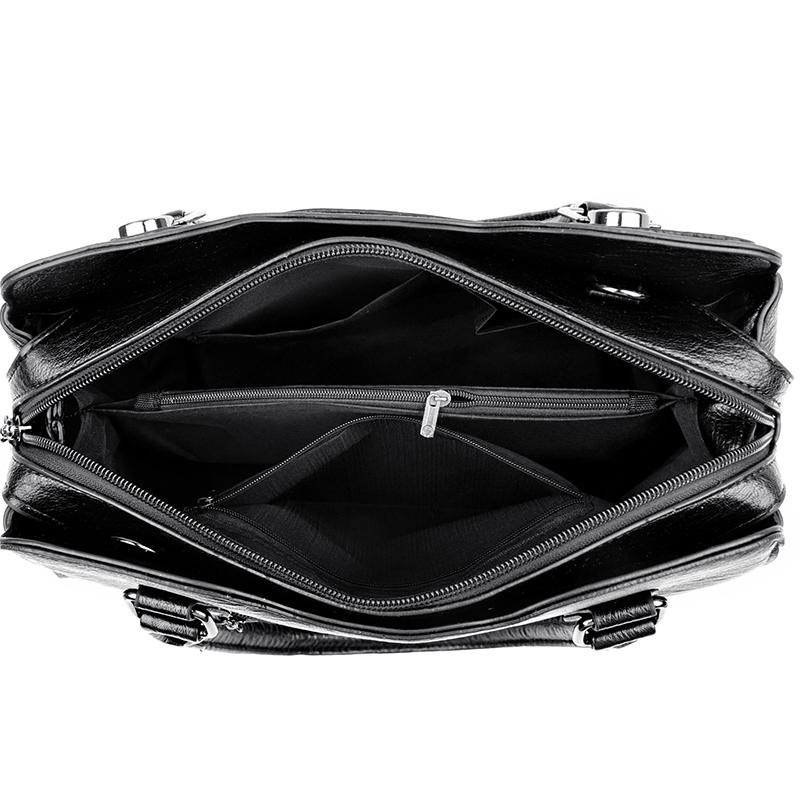 Vattentät mamma-väska med stor kapacitet Vintage damhandväska axelväska