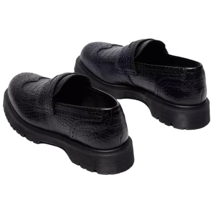 Dr. Martens Penton Brogue Leder Slipper Loafer Unisex Loafer Schwarz 41758001