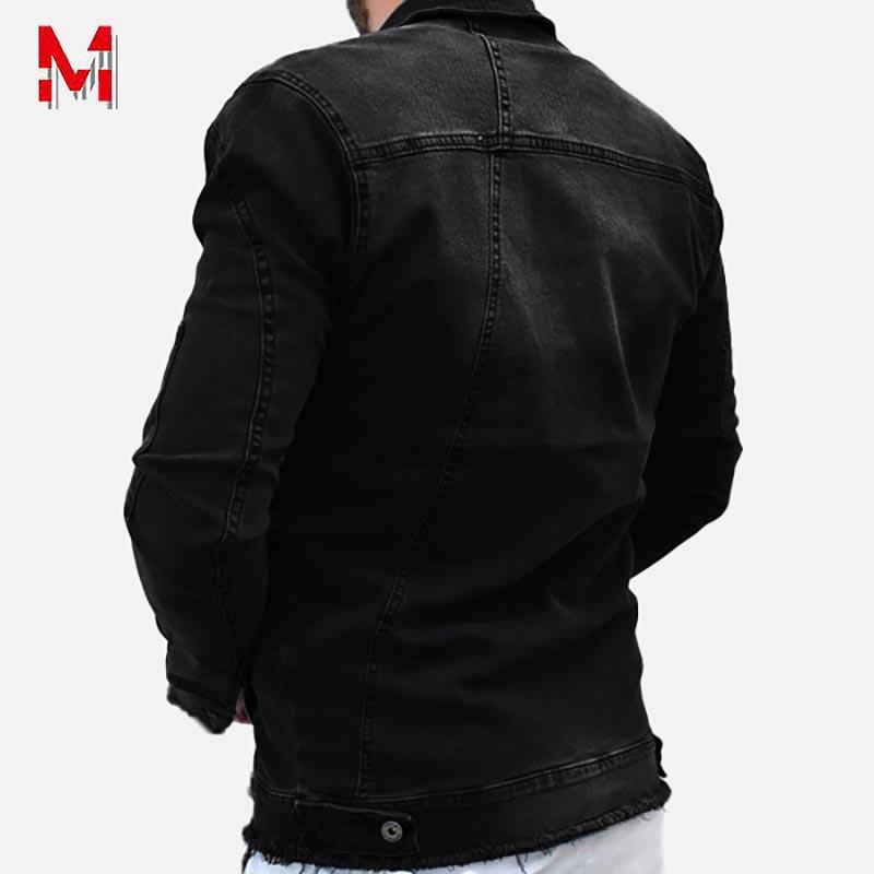 💰Koupit online Autumn Men's Denim Jacket Coat Fashion Washed Slim
