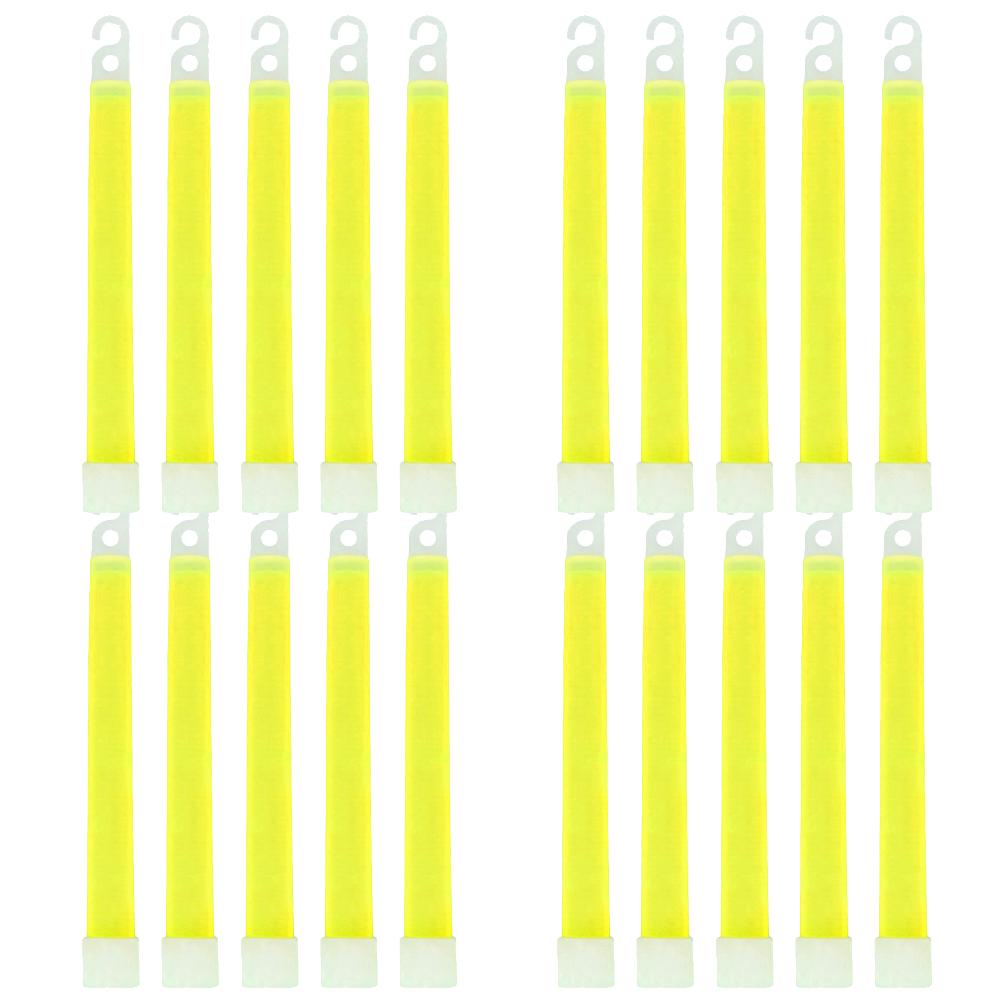 1-20Pcs LED Glow Stick 6 Inch Survival Kit Military Glow Light Stick Walk and Hiking Camping SOS Gear Outdoor Military Equipment