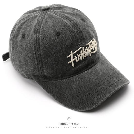 Women's Washed Letter Embroidered Baseball Cap Outdoor Men's Sun Protection Sun Hat Baseball Cap