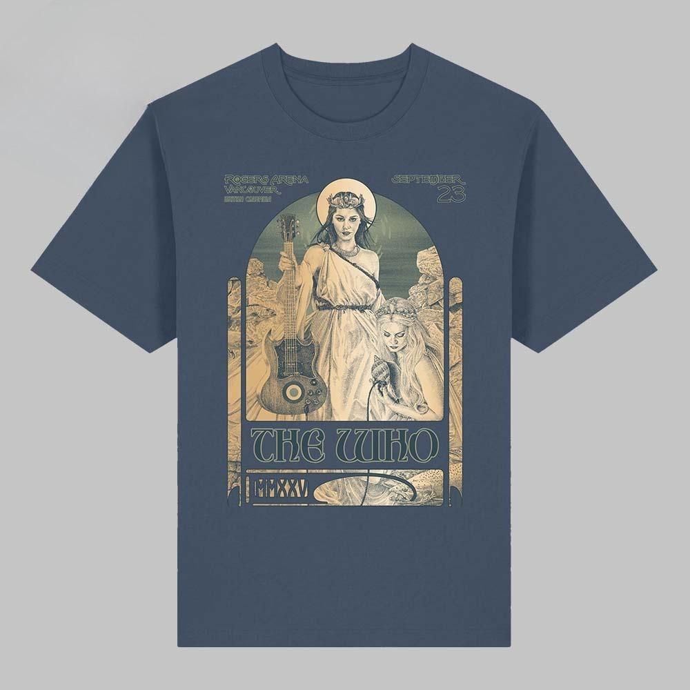 New The Who Vancouver British Columbia Canada 2025 Venue Tee At Rogers Arena On September 23 2025 Unisex T-Shirt