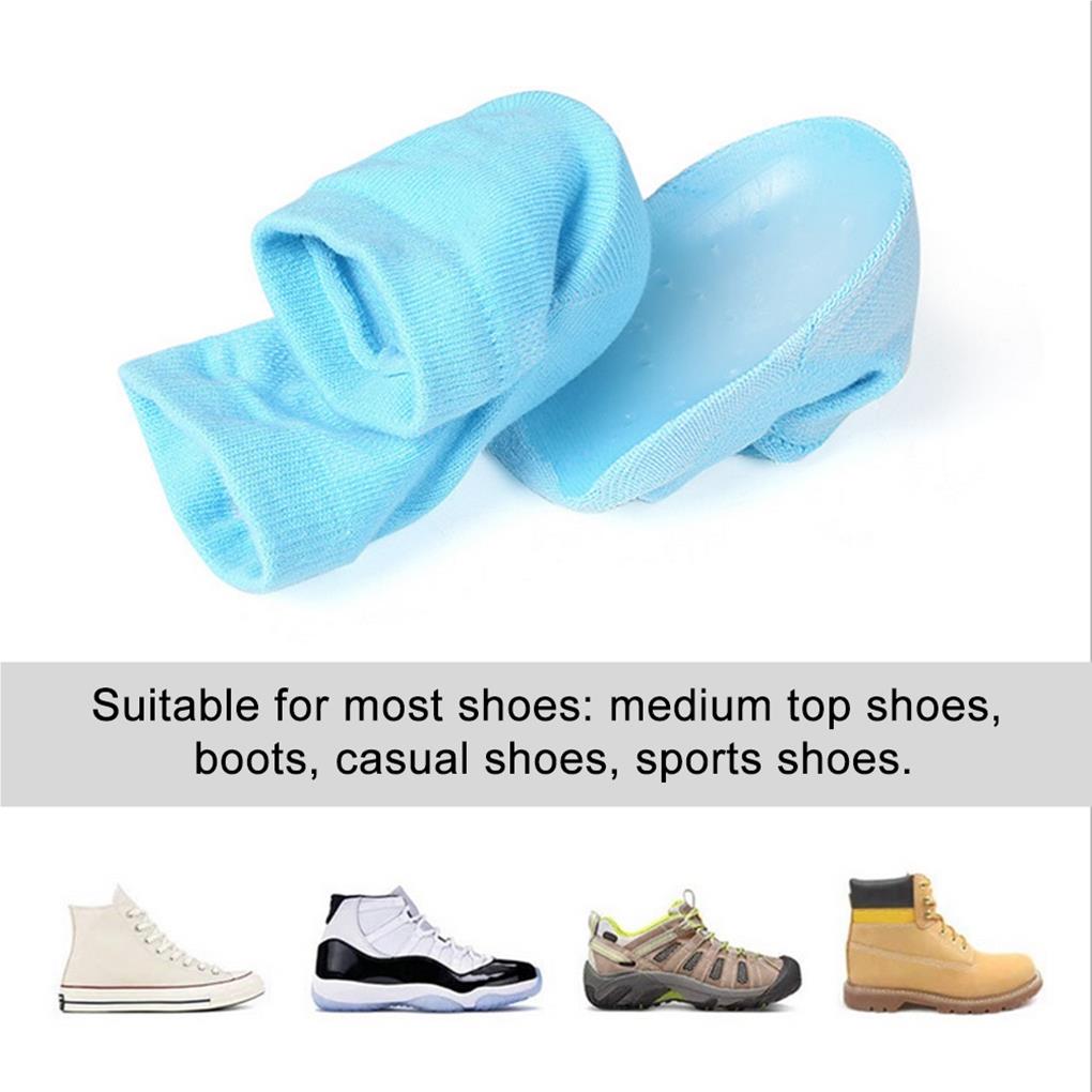 Invisible Heightening Insole Thickened Height Increase Cushions Anti-skid Heel Lift Sock Footwear Accessory Foot Pads