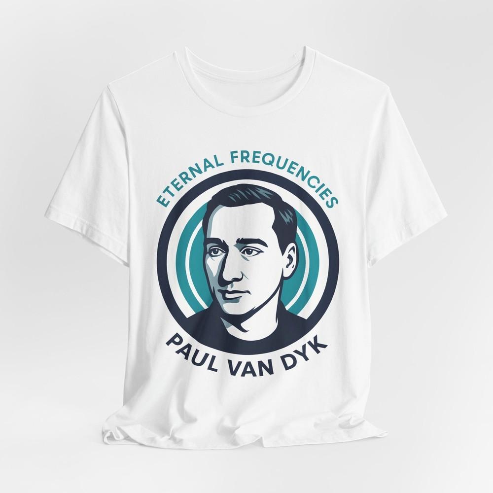 Paul van Dyk Portrait Tee  Eternal Frequencies Unisex DJ Graphic Shirt
