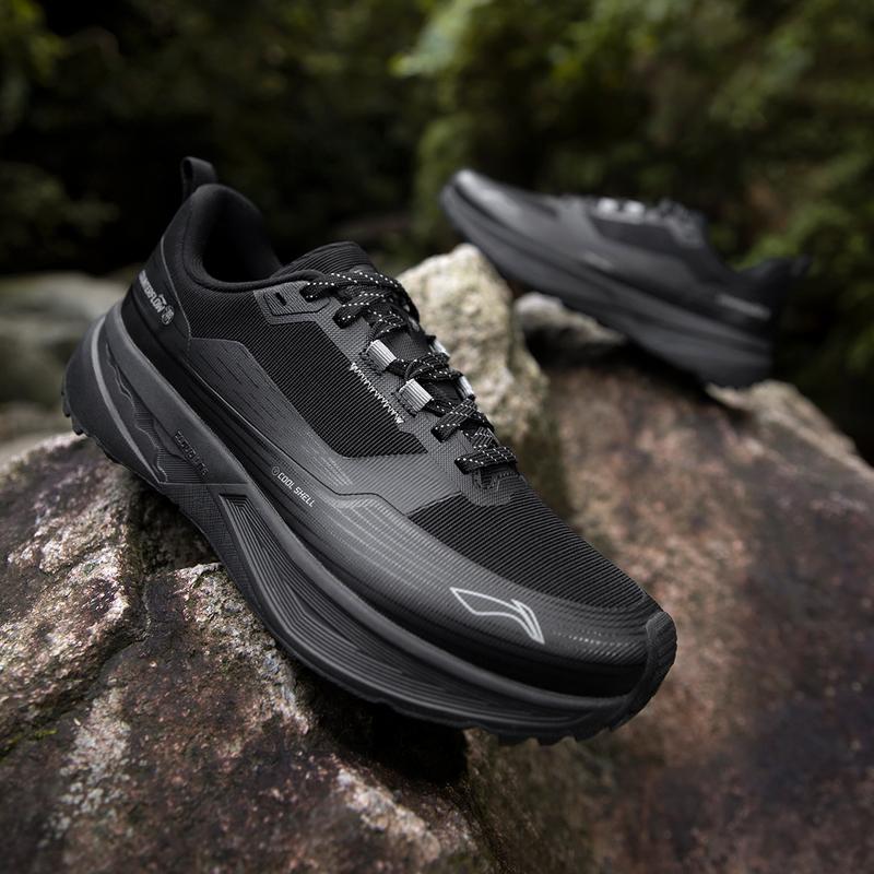 Li Ning Outdoor CF Trail Minimalistisch Casual Comfortabel Mode Schokabsorberend Veerkrachtig Slijtvast Lage Top Wandelschoenen AHCV037-16