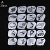 Face Paint Stencils Professional Body Art Paint Stencils Reusable For Adults Kids Easily Use Templates For Parties Makeup Tools