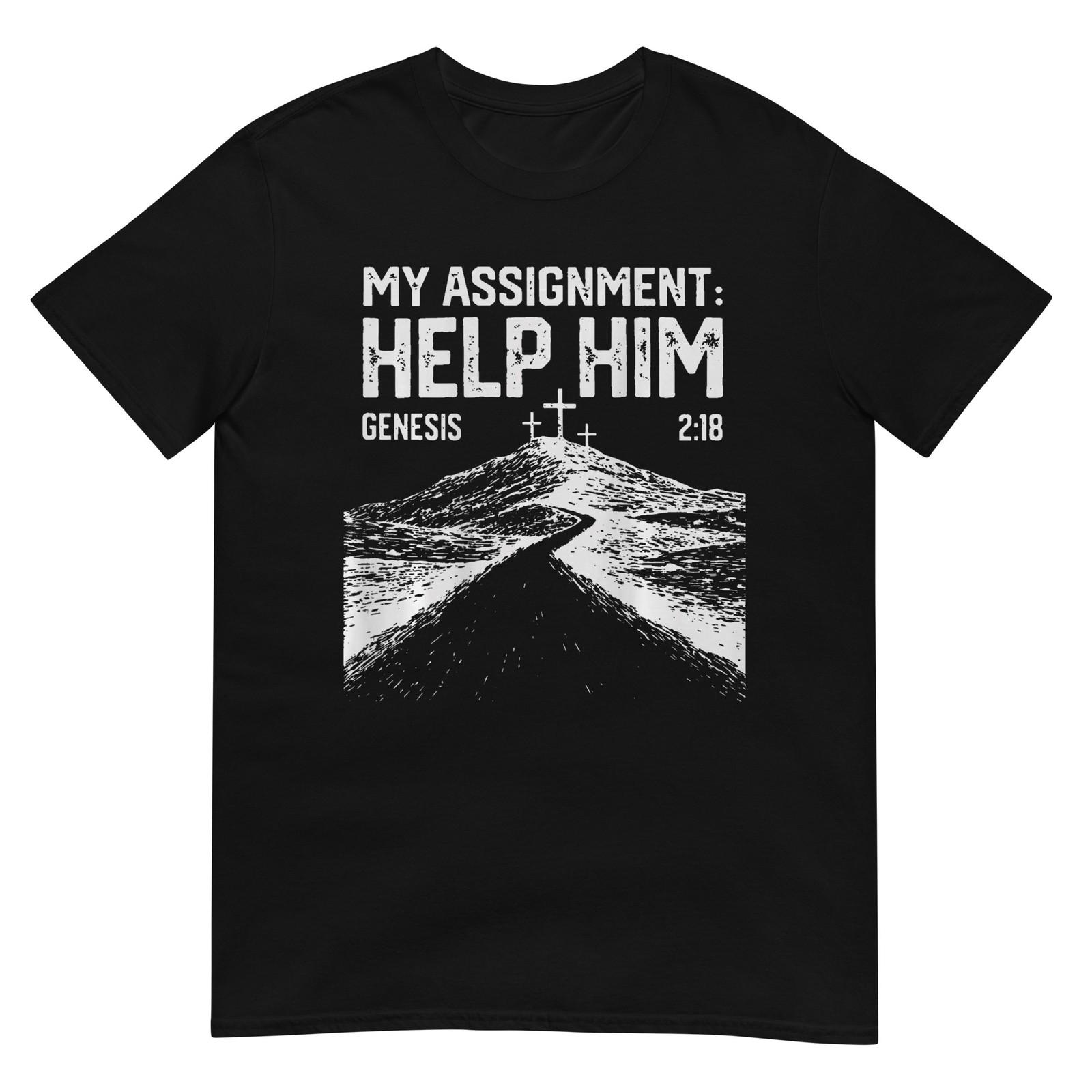My Assignment Help Him Genesis 218 Christian Faith 2 Sides T-Shirt XXXL
