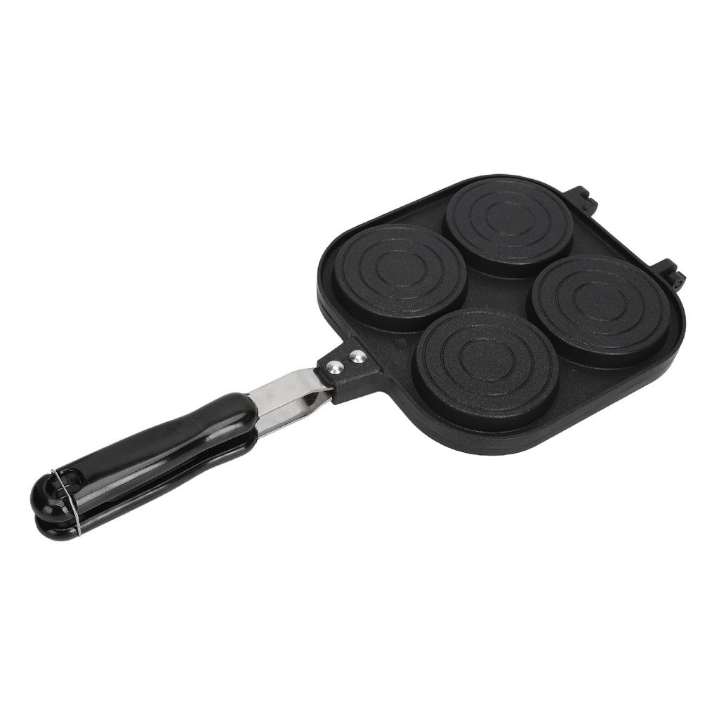 Double Sided Pancake Pan Anti Stick Coating Aluminum Alloy Multifunctional Double Sided Sandwich