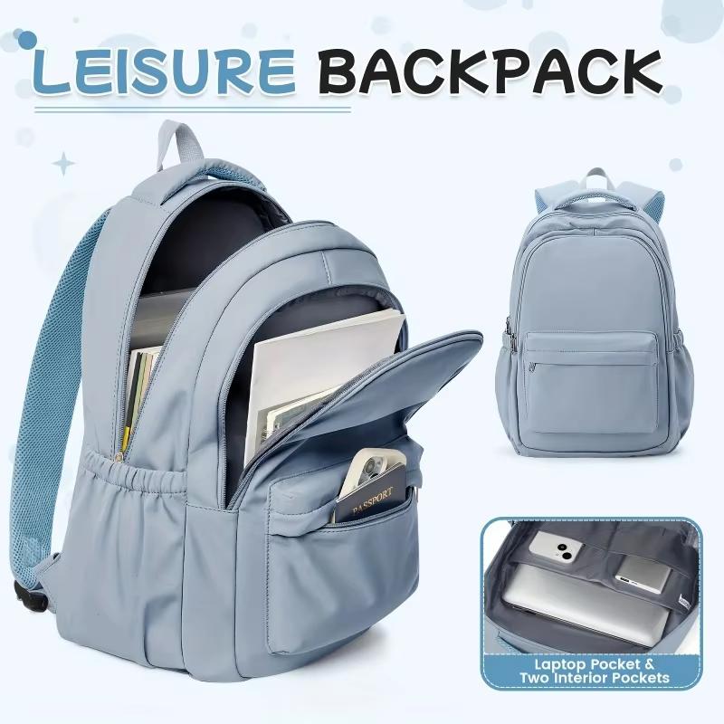 Zaino Leggero per la Scuola, Grande Capacità, Durevole, per Uso Quotidiano e Outdoor, per Ragazze e Ragazzi delle Scuole Medie, Superiori e Università