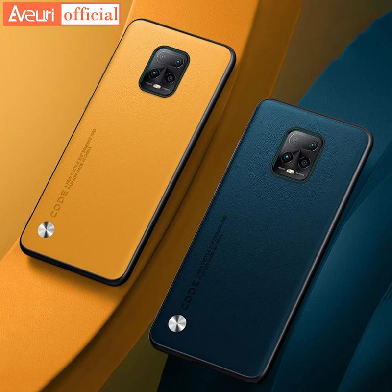 

Силиконовый защитный чехол для Redmi Note 9 Pro, роскошный чехол из искусственной кожи для Xiaomi Redmi Note 9S, матовая задняя крышка Note9 Pro For Redmi Note 9S чёрный