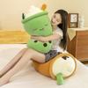 New ice cream milk tea cup throw pillow plush toy creative bubble tea girls soothe doll doll