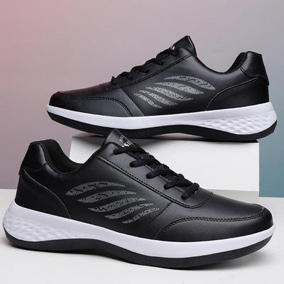Zapatillas deportivas de microfibra con suela suave para hombre, talla grande, primavera/otoño, 38-48