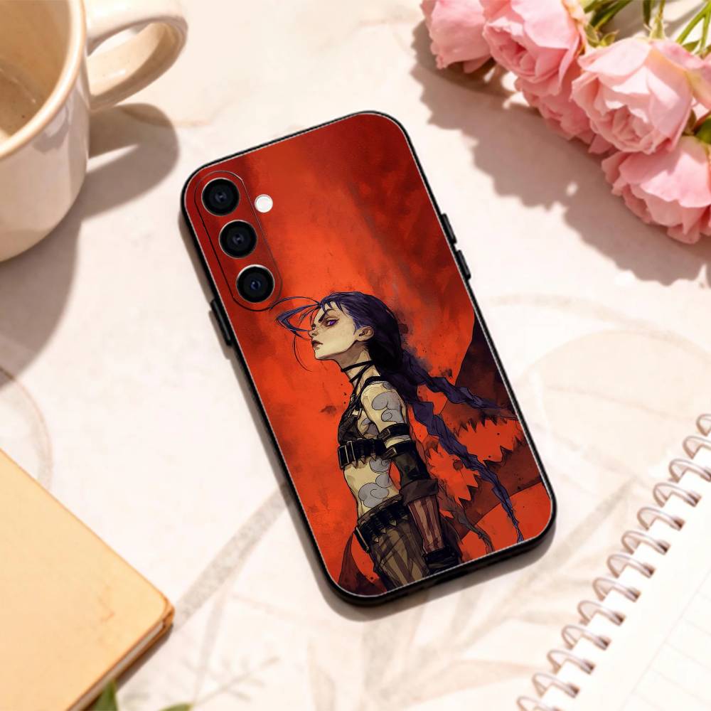F-Fashion J-JiNxES G-Game Cool   Phone Case For Samsung Galaxy A73,A72,A71,A70,A53,A52,A51,Others Soft Black Shell