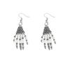 1 Pair Retro Gothic Halloween Skull Earrings Punk Street Fashion Jewelry