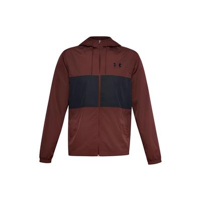 Color Block Outdoor Zip Hooded Jacket Men Jacket Deep-Red 1329297-688