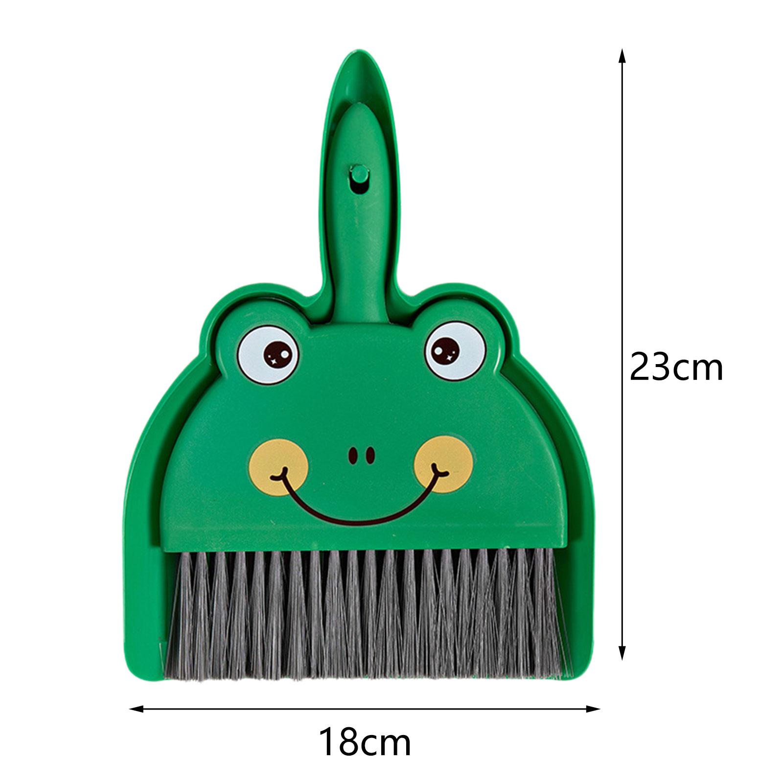 

Mini Dustpan and Brush Set Hand Brush Dust Pan Table Cleaning Brush Sweep Broom for Home Computer Keyboard Desktop Table Clean