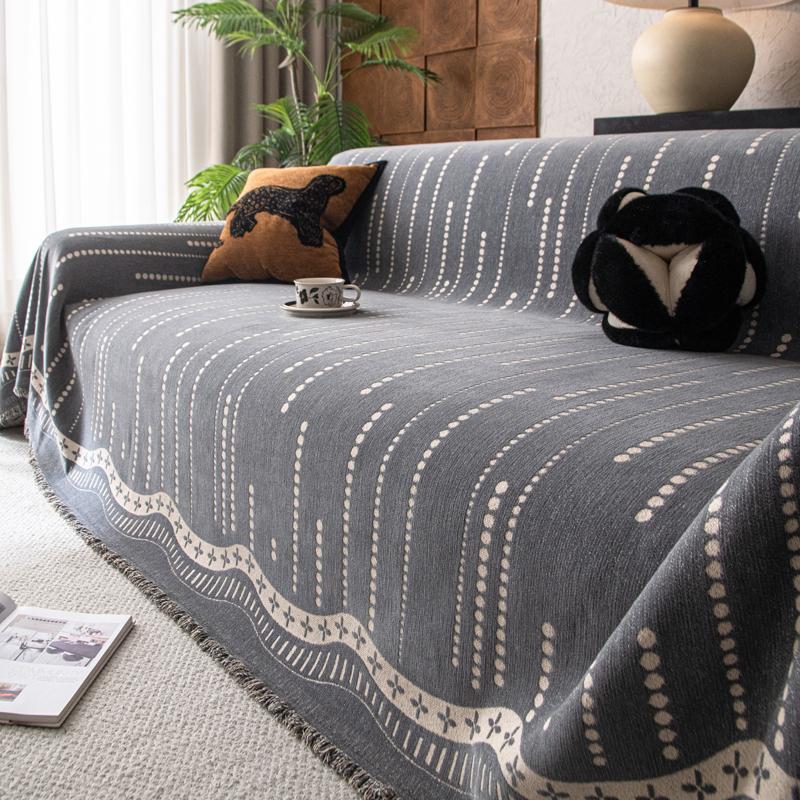 Thicken Sofa Covers Nordic Solid Color Anti-slip Couch Protector Slipcover Chair Blanket for Living Room Decor Accessories