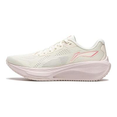 Li Ning Version 2.0 Fabric Cushioning Slip Resistant Abrasion Resistant Breathable Low Top Casual Running Shoes Women's ARSU010-1