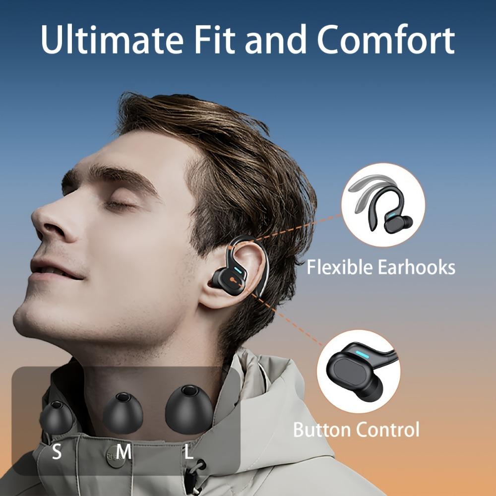 True Wireless Earbuds with Microphone, In-Ear Headphones with ENC