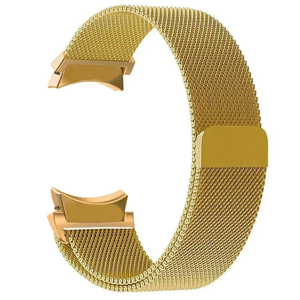 No Gap Metal Band for Samsung Galaxy Watch 6 band 40mm 44mm Milanease loop Bracelet samsung galaxy watch 4-5-6-5 Pro-6 Classic
