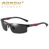Polarized Color-changing Glasses Half-frame Sports Sunglasses Driving Night Vision Goggles Riding Glasses