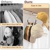 Durable Steel Hangers: Maximize Closet Space with Versatile Storage, Hat Organizer, Stainless Hat Hanger, Hats Rack Closet Organizers Clothes Storage