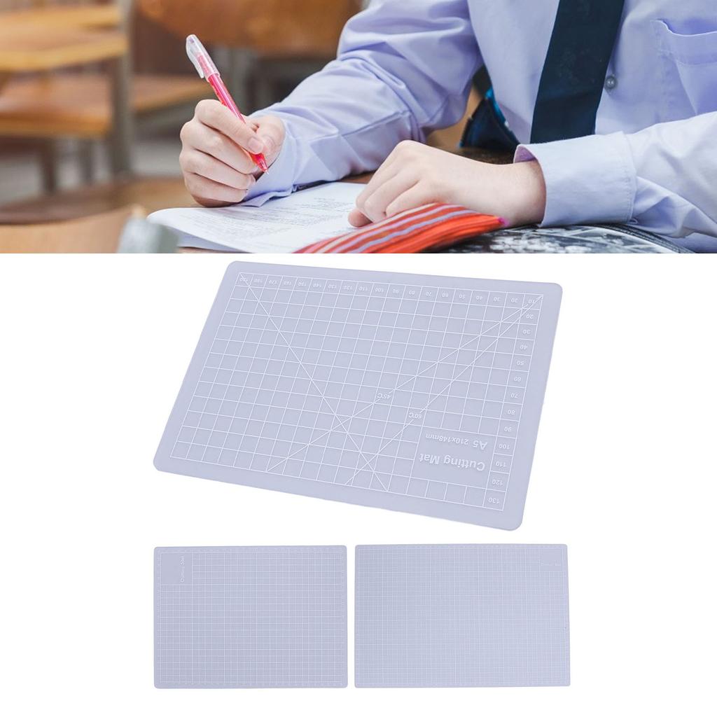 Transparent Cutting Mat Composite PVC Versatile Non Slip Pad Board for Crafting Writing Painting