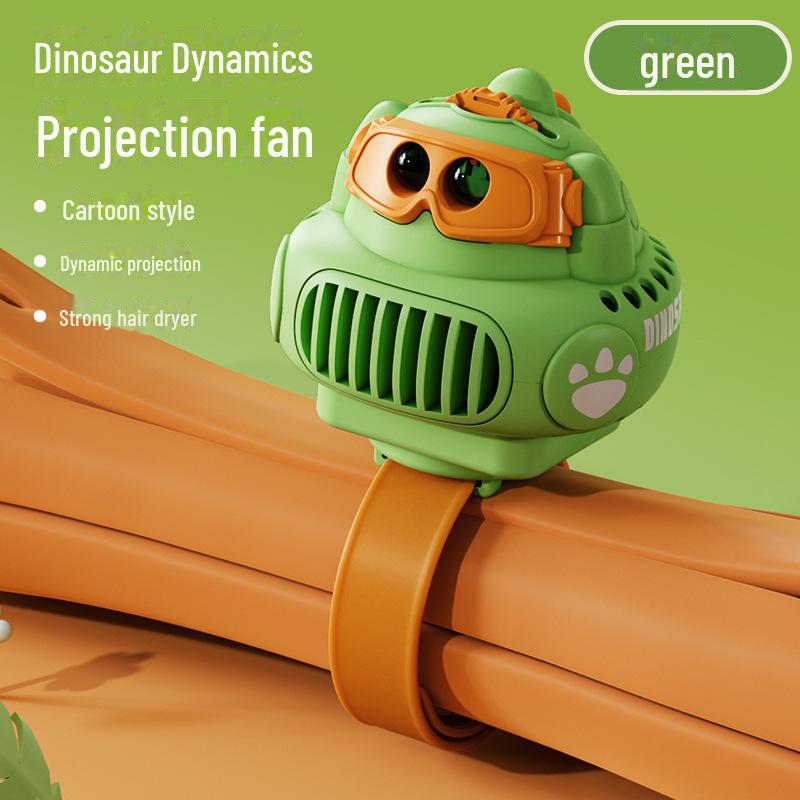 Kids' Cartoon USB Rechargeable Handheld Mini Fan - Cute, Portable Gift for Students
