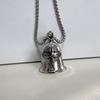 In Stock Nordic Viking Retro Bell Necklace - Lucky Cross Charm