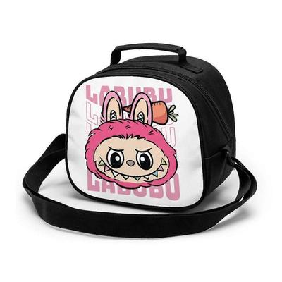Insulated Lunch Bag  Portable Cooler Tote with Zipper, Cartoon Design