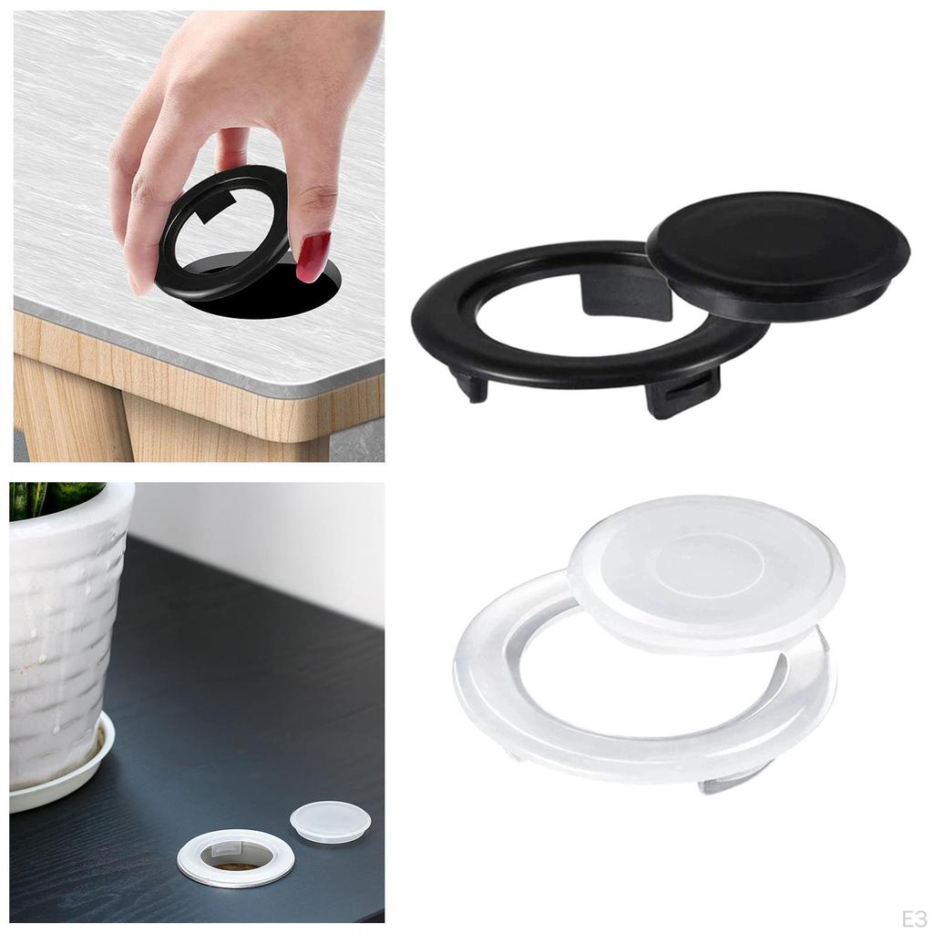 Parasol Umbrella Hole Ring Plug and Cap Set, Table Cover Insert