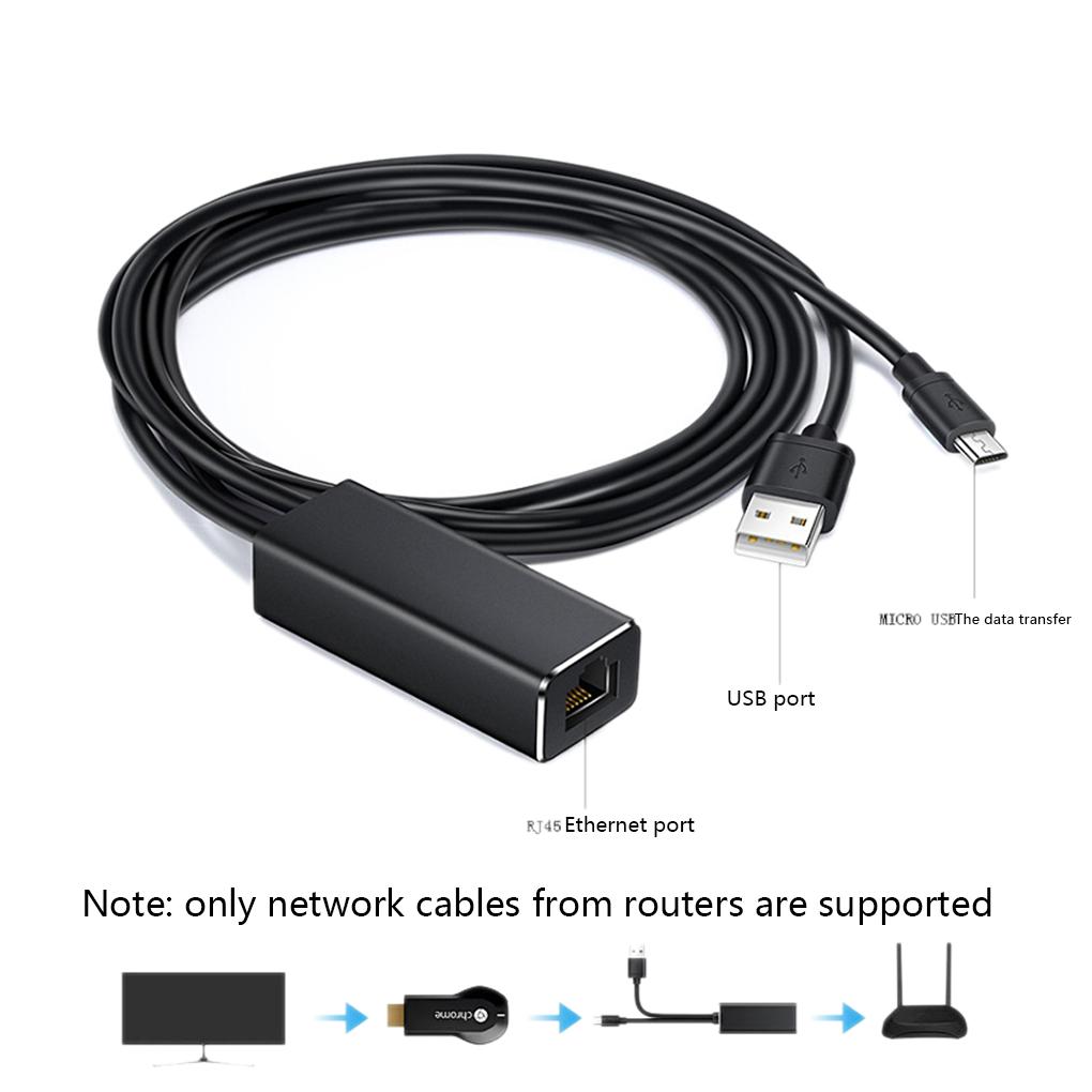 USB Ethernet Adapter Connecting Accessories Television Accessory Stable High Speed Network Connector Converter Equipment Tool