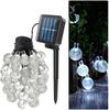 Outdoor Globe Christmas Garden Light 23FT 50LED 8 Modes Waterproof Crystal Balls Starry Light Solar String Light