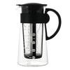 T02C!Glass Coffee Maker Coffee Maker Cold Extract Ice Brewed Water Bottle Non-Rust Filter Coffee Pot