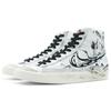 Nike Blazer Thermal Slip Resistant And Abrasion Resistant High top Skateboard Shoes Unisex Black White BQ6806-100(Team256-)