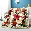 Football United F.C Pattern Blanket for Home Decoration, Bed, Sofa, Car Travel, Camping, Suitable for All Seasons, Birthday Christmas Gift