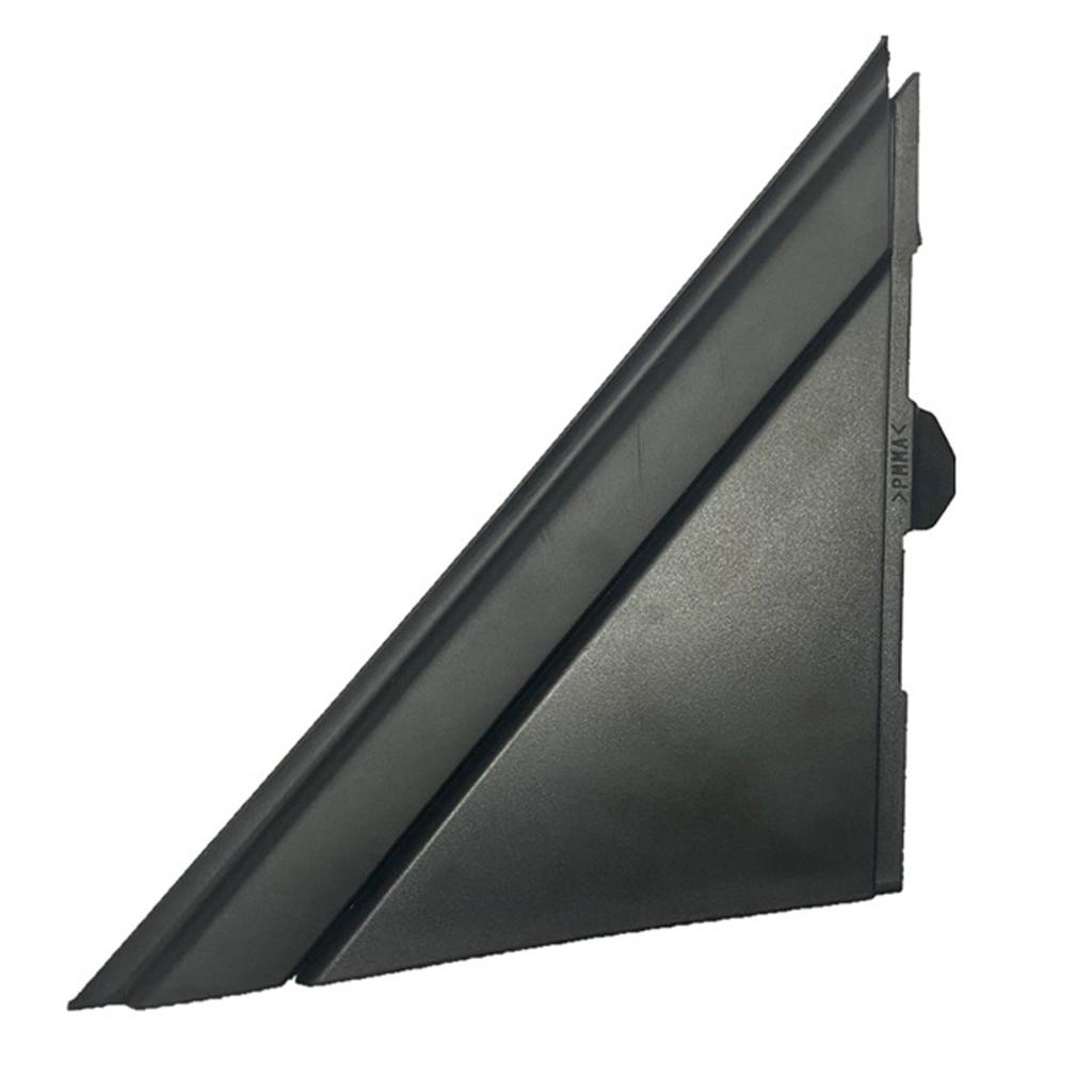 Car Door Mirror Flag Cover Molding Triangle Cover Auto Protection Front Rear Decor Strip For FIAT 500 2012-2019