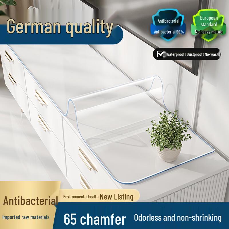 Transparent PVC Soft Glass Furniture Protector Mat