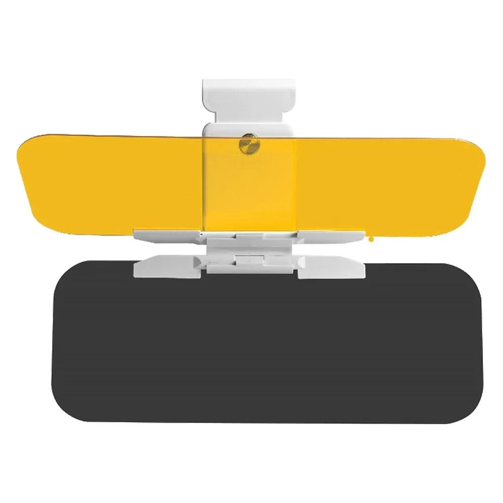 

2 в 1 автомобильный солнцезащитный козырек HD Anti Sunlight ослепляющие очки дневное ночное видение водительское зеркало УФ складной откидной вид внутреннее зеркало