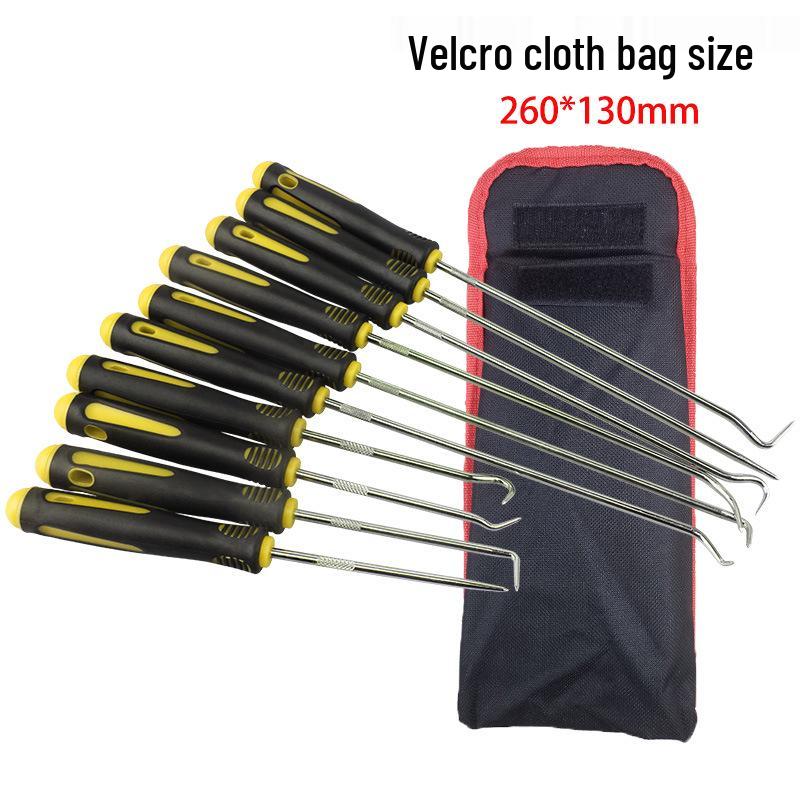 10-Piece Mini Oil Seal Hook Set for Tire and Auto Repair