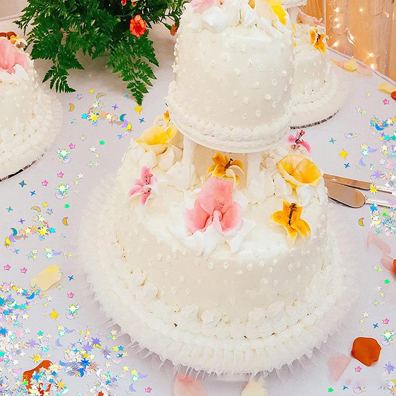 15g/Pack Iridescent Glitter Star Confetti Ramadan EID Mubarak Home Decoration Wedding Birthday Table Scatter Muslim Party Supply